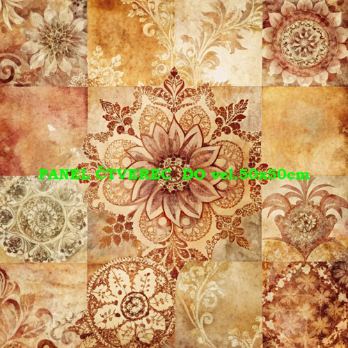 Bavlněný panel - varianty velikostí / 10 x 10cm