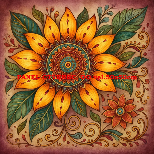 Bavlněný panel - varianty velikostí / 10 x 10cm