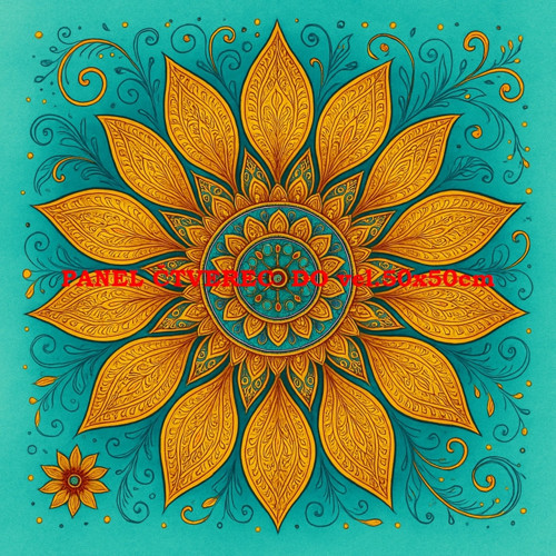 Bavlněný panel - varianty velikostí / 10 x 10cm