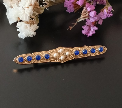 Elegantní starožitná brož, 70-léta