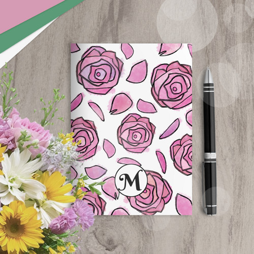 Slovníček floral watercolour 2 - růže