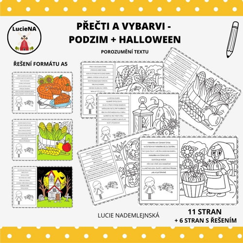 Přečti A Vybarvi - Podzim + Halloween — foto 1