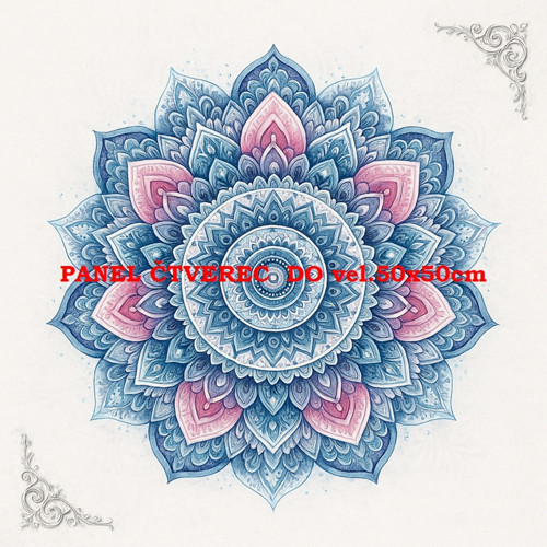 Bavlněný panel - varianty velikostí / 10 x 10cm — foto 1
