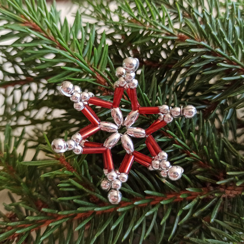 Vločka Kateřina 3D skořicová