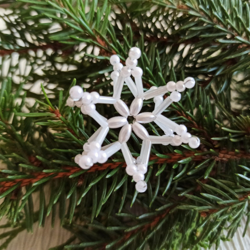 Vločka Kateřina 3D bílá