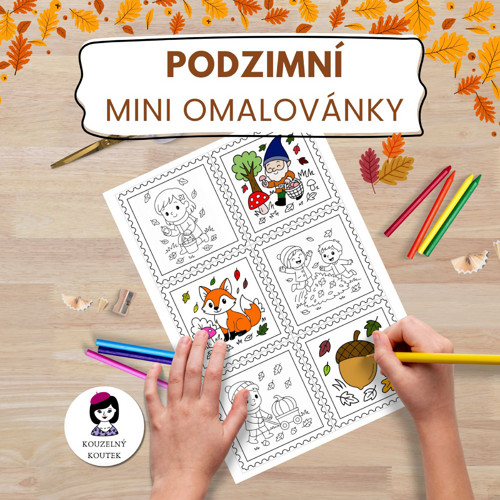 Omalovánky | Podzimní | Dušičky | Podzim