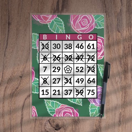 Bingo Floral watercolour 3 růže