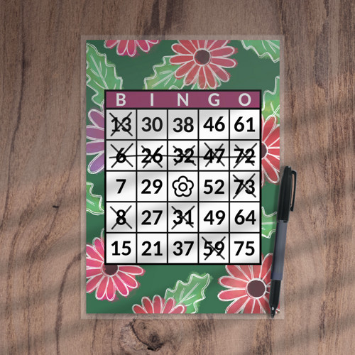 Bingo Floral watercolour 3 gerbery — foto 1