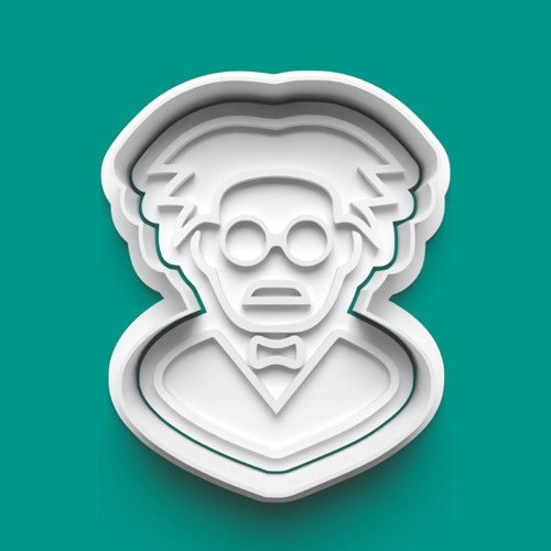 Vykrajovátko na téma Albert Einstein — foto 1