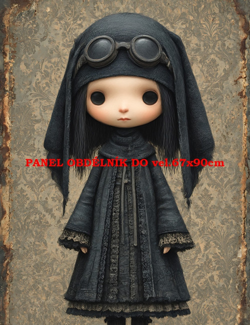 Bavlněný panel 7x10 cm