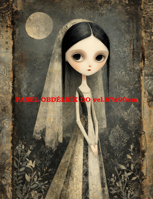 Bavlněný panel 7x10 cm — foto 1