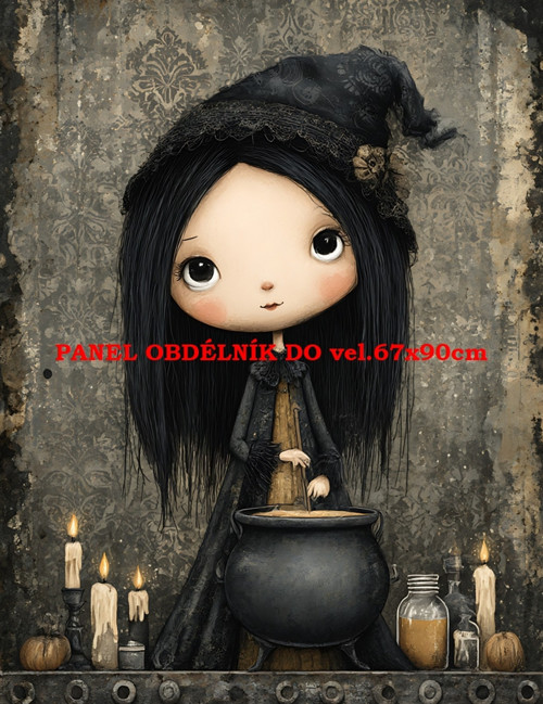 Bavlněný panel 7x10 cm