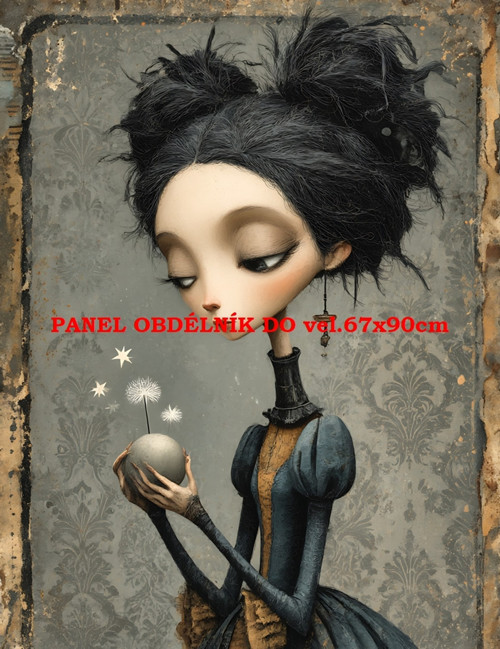 Bavlněný panel 7x10 cm — foto 1