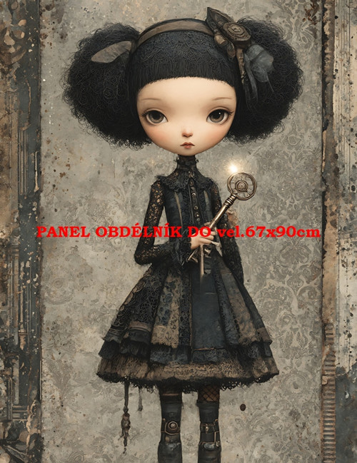 Bavlněný panel 7x10 cm — foto 1
