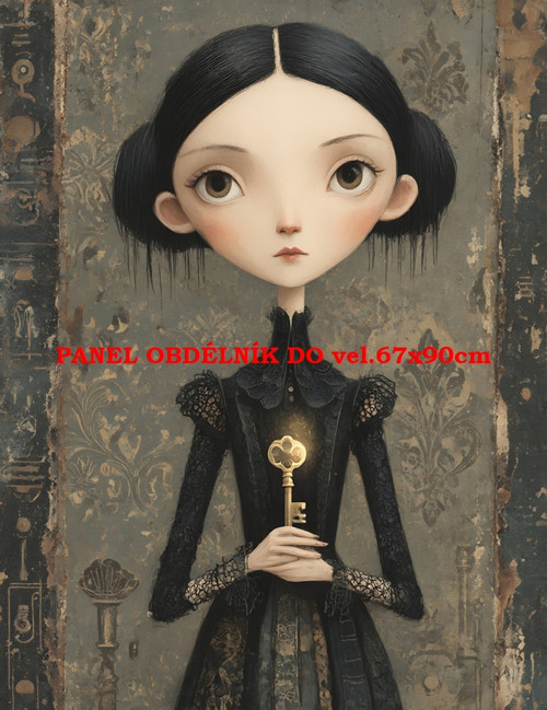 Bavlněný panel 7x10 cm — foto 1