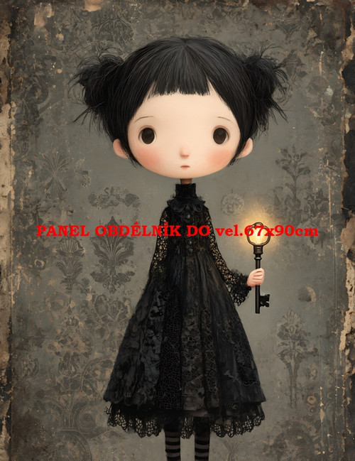 Bavlněný panel 7x10 cm