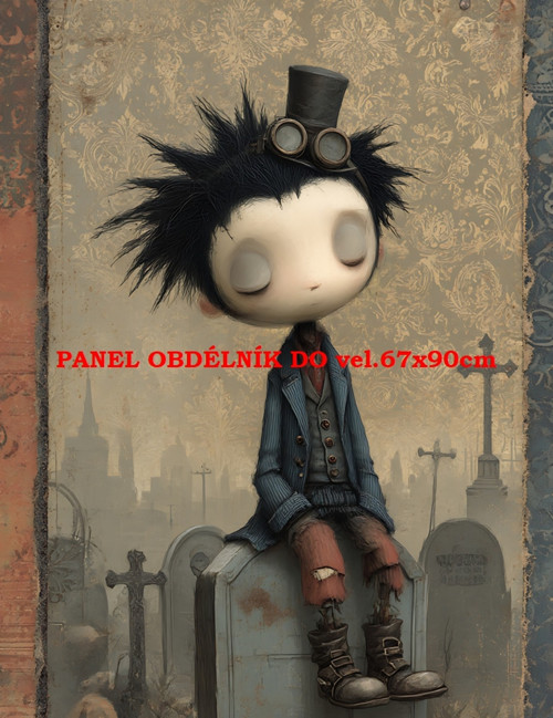 Bavlněný panel 7x10 cm — foto 1