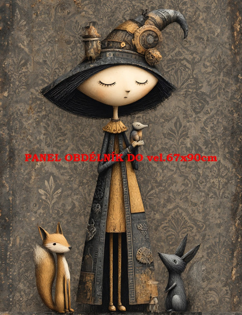 Bavlněný panel 7x10 cm — foto 1