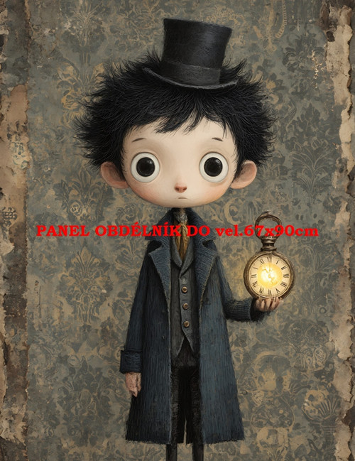 Bavlněný panel 7x10 cm