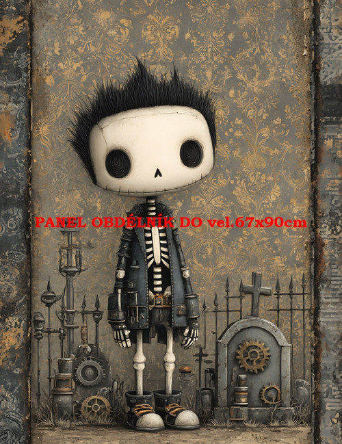 Bavlněný panel 7x10 cm