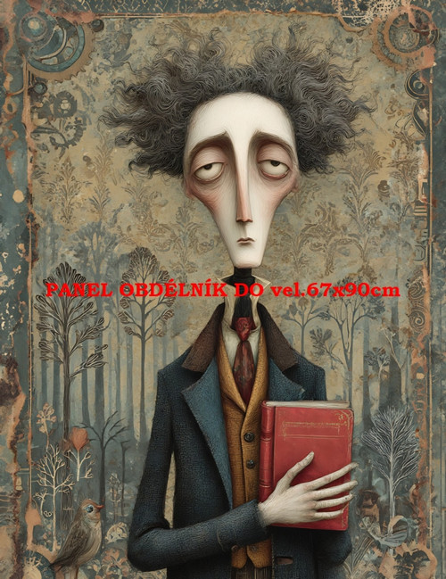 Bavlněný panel 7x10 cm — foto 1