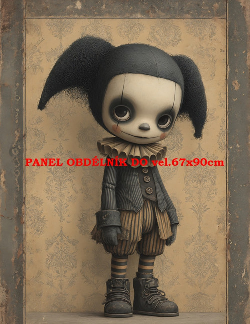 Bavlněný panel 7x10 cm