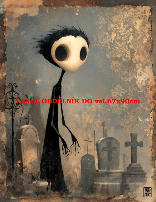 Bavlněný panel 7x10 cm