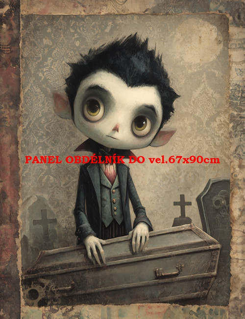 Bavlněný panel 7x10 cm — foto 1