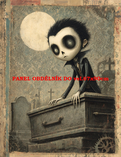 Bavlněný panel 7x10 cm — foto 1