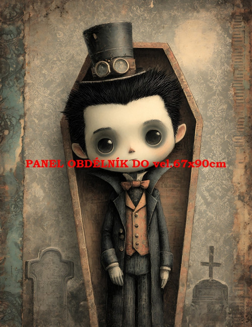 Bavlněný panel 7x10 cm — foto 1