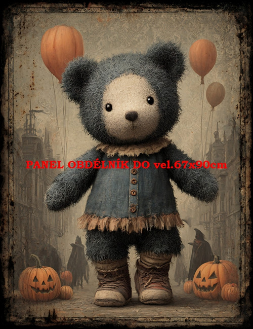 Bavlněný panel 7x10 cm — foto 1