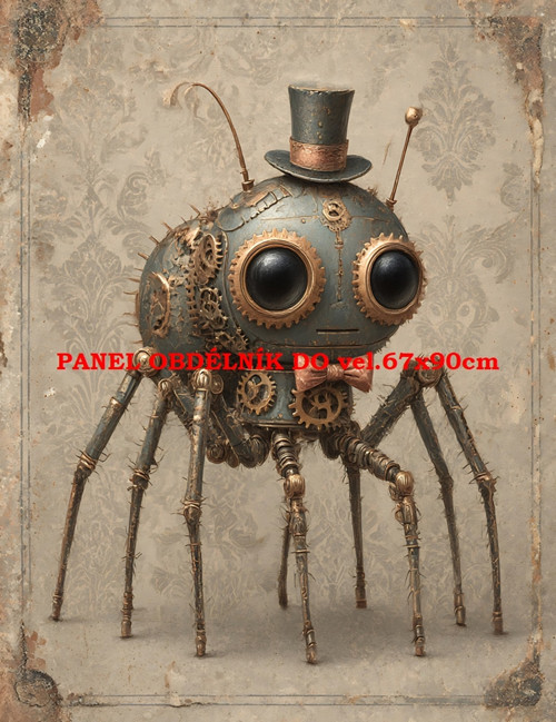 Bavlněný panel 7x10 cm