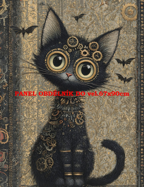 Bavlněný panel 7x10 cm