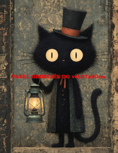 Bavlněný panel 7x10 cm