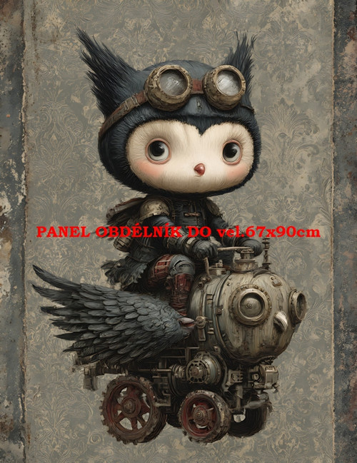 Bavlněný panel 7x10 cm — foto 1