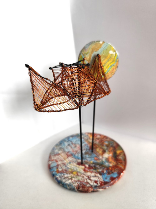 Origami - parník — foto 1