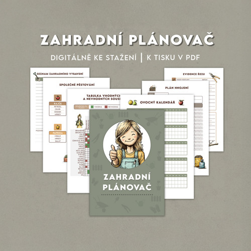 Zahradní plánovač/ kalendář