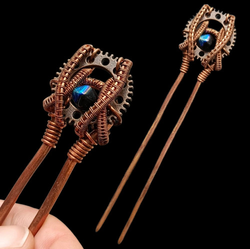 Jehlice do vlasů Steampunk — foto 1