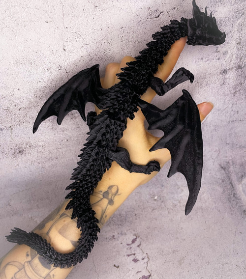 Flexi Fantasy Drak černý — foto 1
