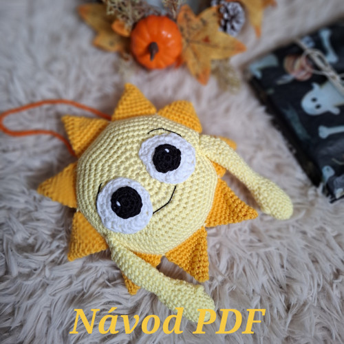 Návod na háčkované sluníčko