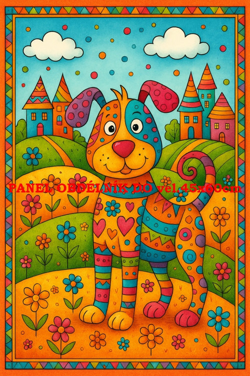 Bavlněný panel 7x10 cm