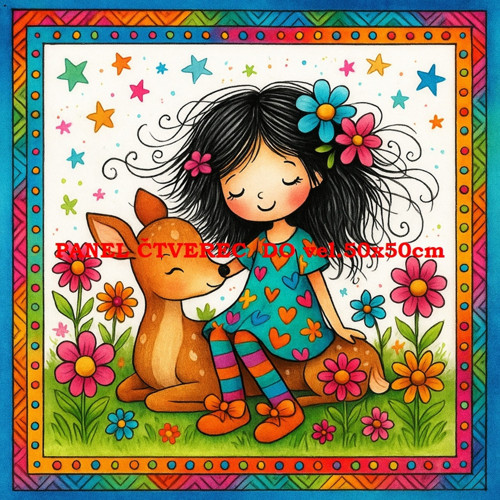 Bavlněný panel 10x10 cm