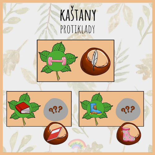 Kaštany, protiklady — foto 1