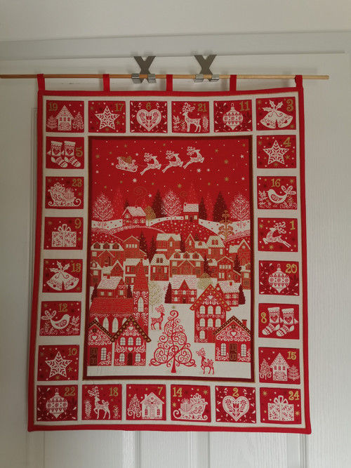 Adventní kalendář - červené město