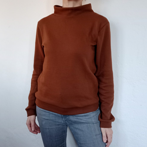 Mikino svetr čokoládová,smetanová vel. XS-XL