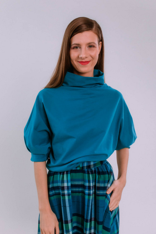 Miestni Teplákový Top Adam (Petrolejová)