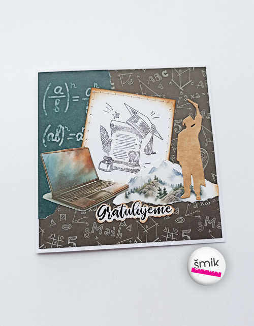 Přání k promoci matematické "Back to School"
