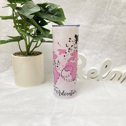 Termohrnek Travel růžový 590ml