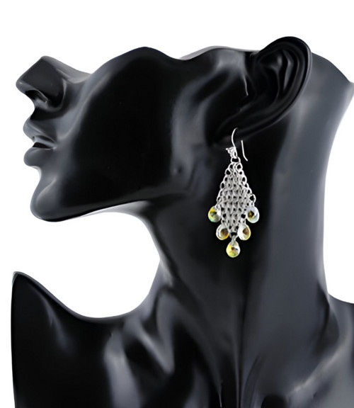 Společenské náušnice s krystaly Swarovski I.