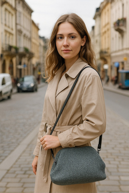 Háčkovaná kabelka Ada — foto 1